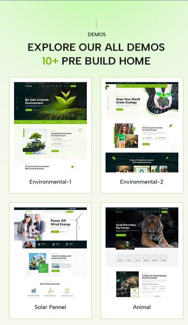Echofy - Best Environment & Solar Energy WordPress Theme