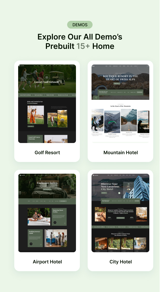 StayBook - Resort and Hotel Booking WordPress Theme