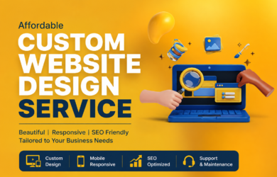 Affordable custom website design service