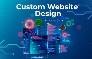 Custom website design and development