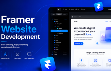 Framer website development
